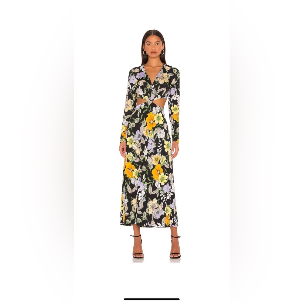 Assi Dress in Noir Vintage Floral